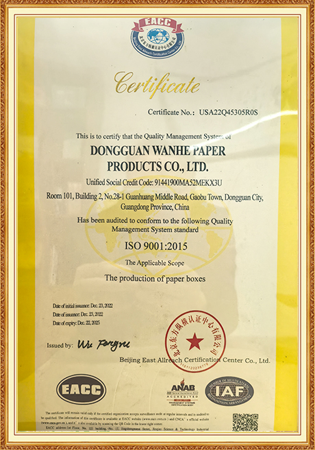Certificate Of Honor